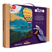 3D Modeling+Painting Kit 30x40cm - Hot Air Balloon Flight