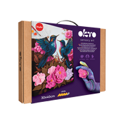 3D Modeling+Painting Kit 30x40cm - Hummingbirds in Love