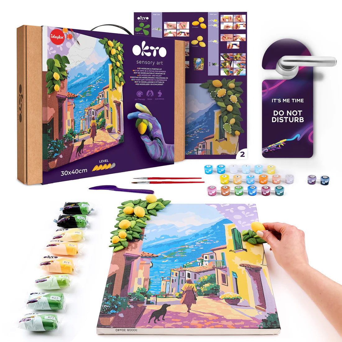 3D Modeling+Painting Kit 30x40cm - Lemon Weekend