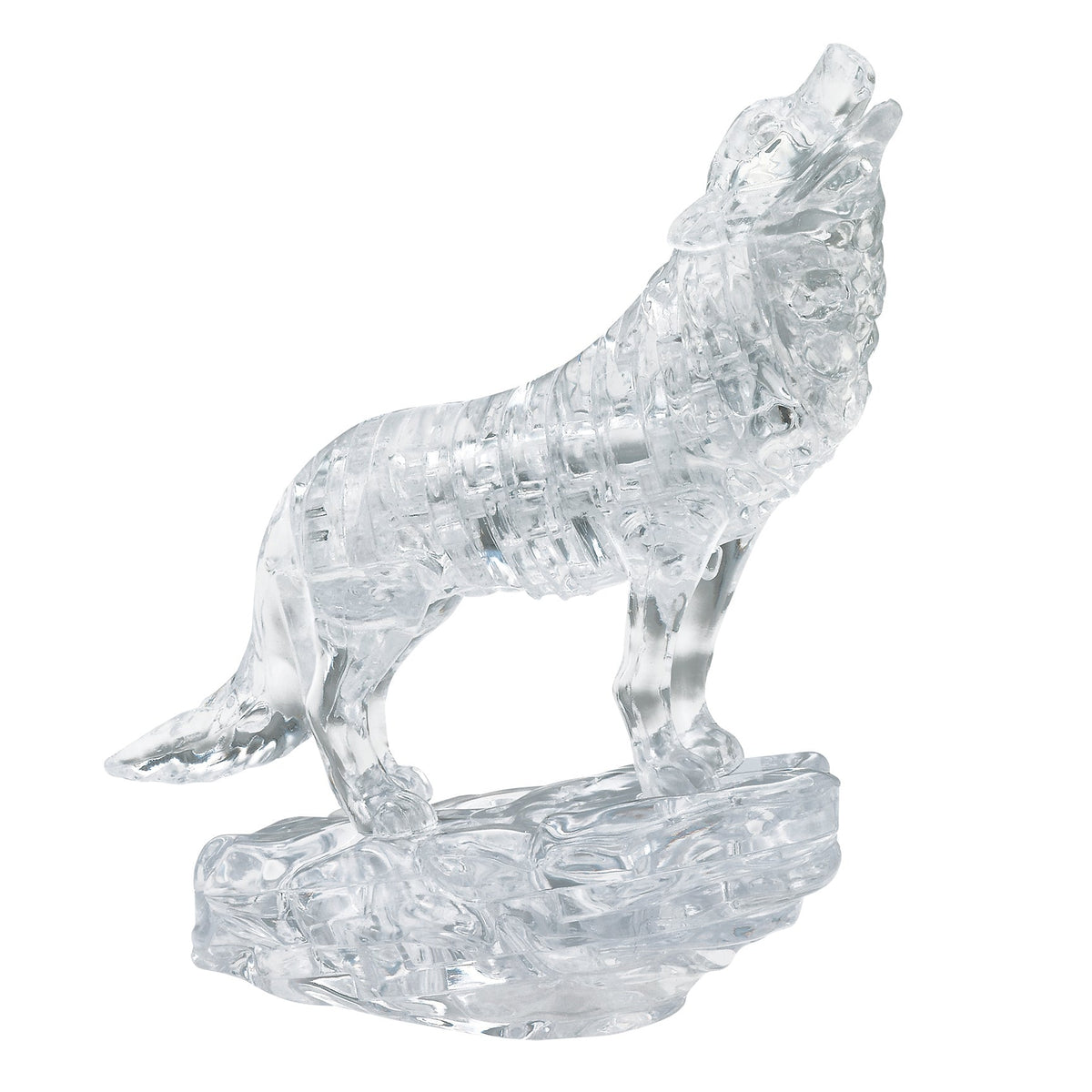 3D Silver Wolf Crystal Puzzle