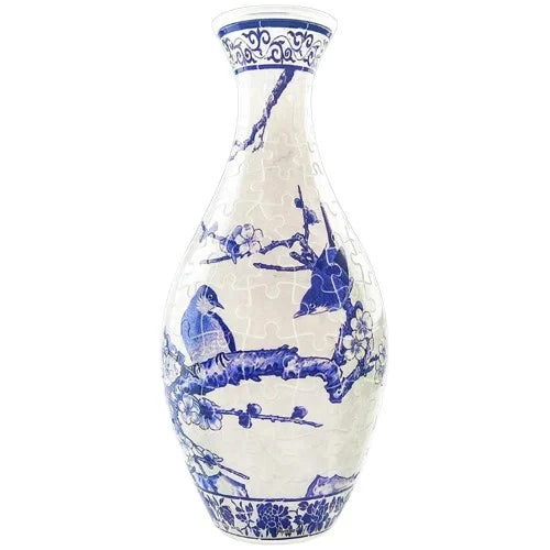 3D Vase Translucent Magpies On Plum Tree Puzzle
