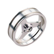 3Spoke Wheel Front SilverFM1N