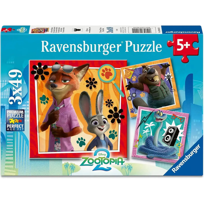 3x49pc Zootopia 2 - A New Mission Puzzle
