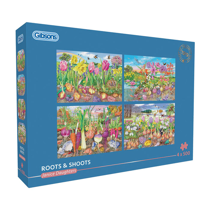 4 x 500pc Roots & Shoots Puzzle