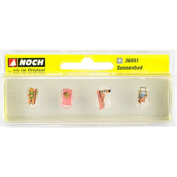 N Sunbathers (4 Women, 2 Deck Chairs, 2 Towels)