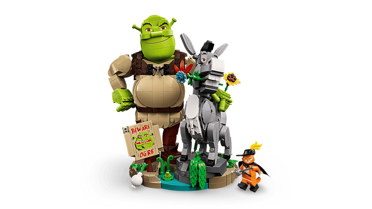 Shrek, Donkey & Puss in Boots