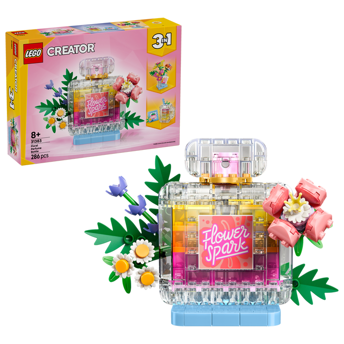 CREATOR 3-in-1 - Floral Decor Perfume Bottle