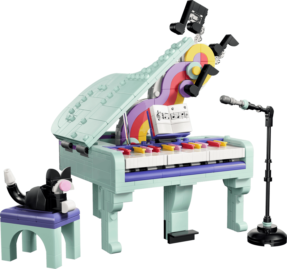 CREATOR 3-in-1 - Music Decor Piano with Cat