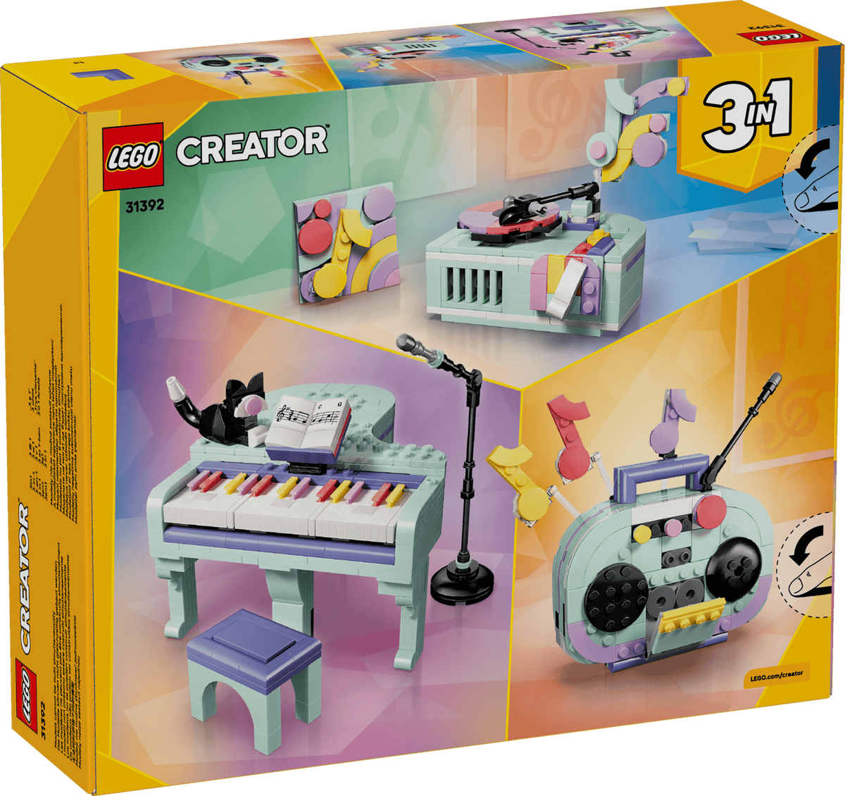 CREATOR 3-in-1 - Music Decor Piano with Cat