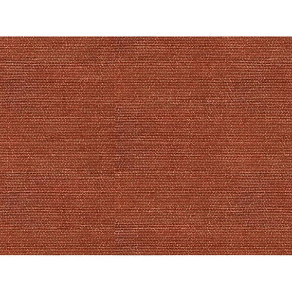 N 3D Cardboard Sheet Clinker Red 25×12.5cm
