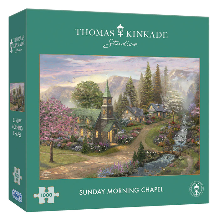 1000pc Thomas Kinkade: Sunday Morning Chapel Puzzle
