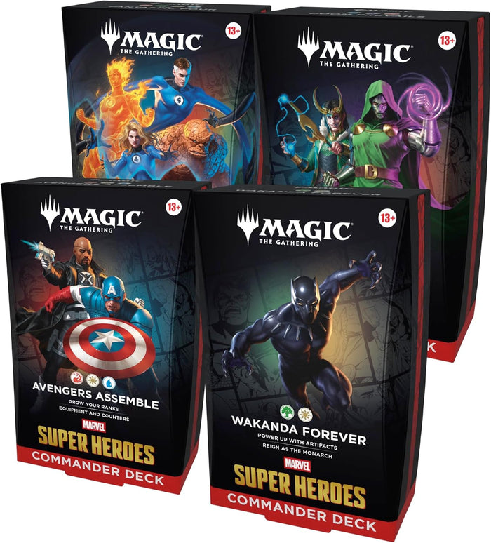 Magic the Gathering Marvel Super Heroes Commander Decks 1pc