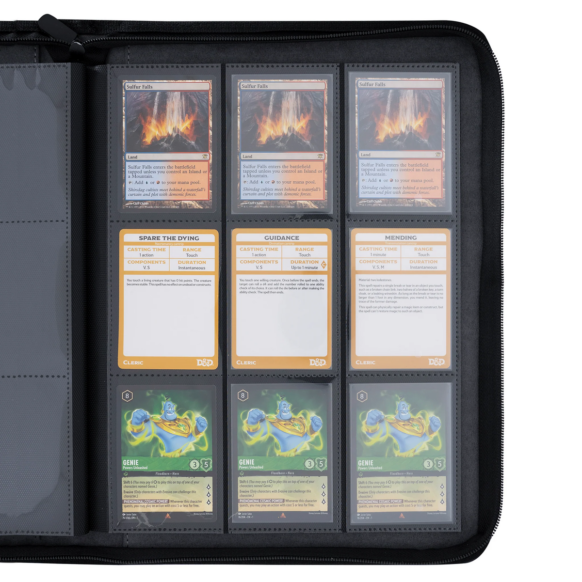 TCG Faux-Leather Trading Card Binder - Blue