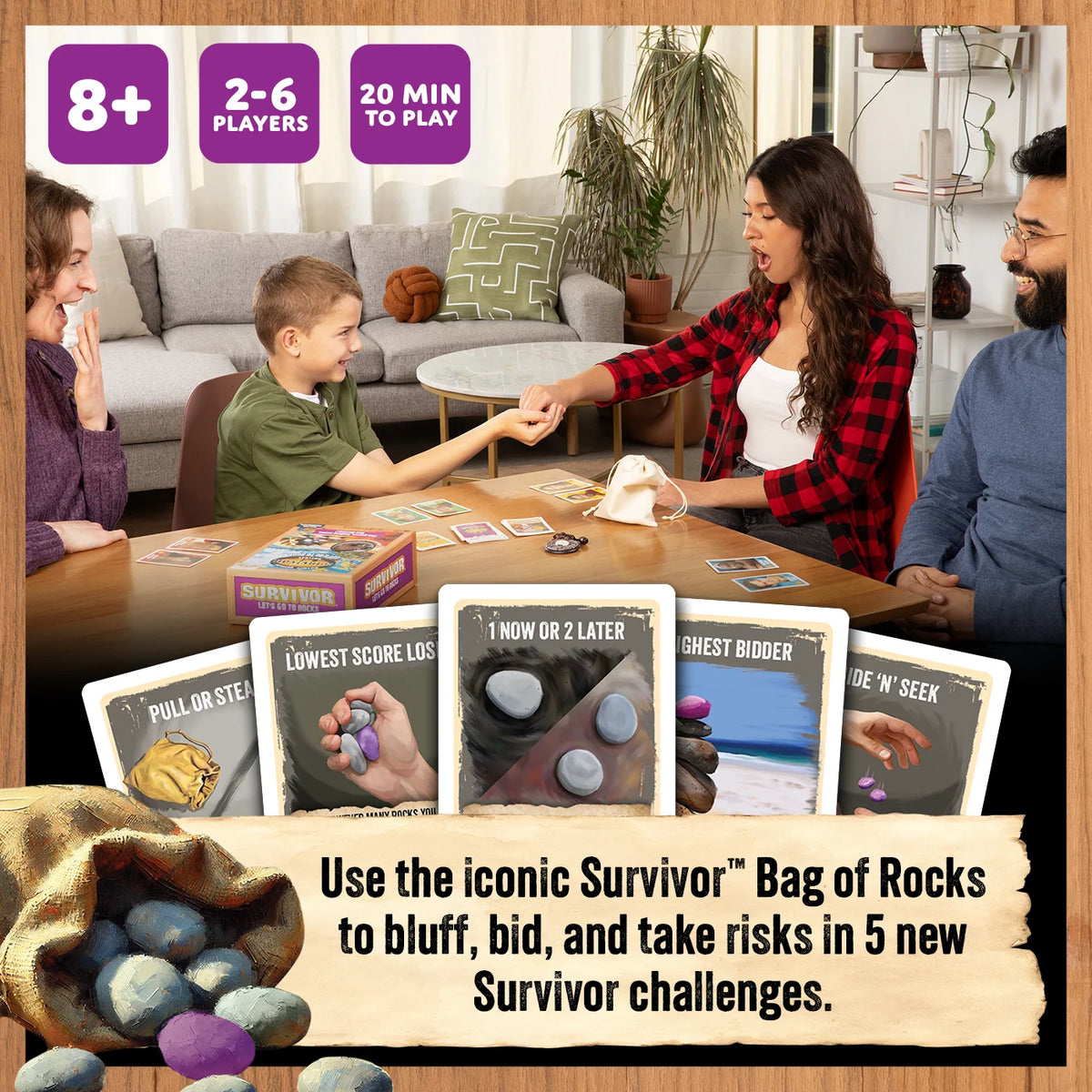 Survivor - Let's Go To Rocks The Card Game
