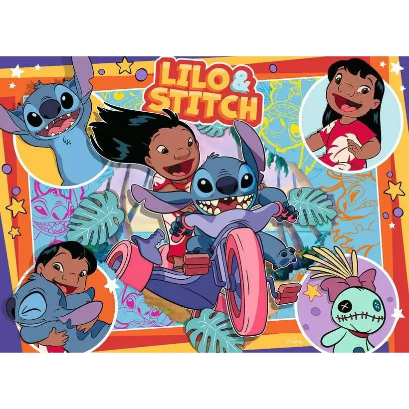 4x100pc Disney Stitch Bumper Pack Puzzle