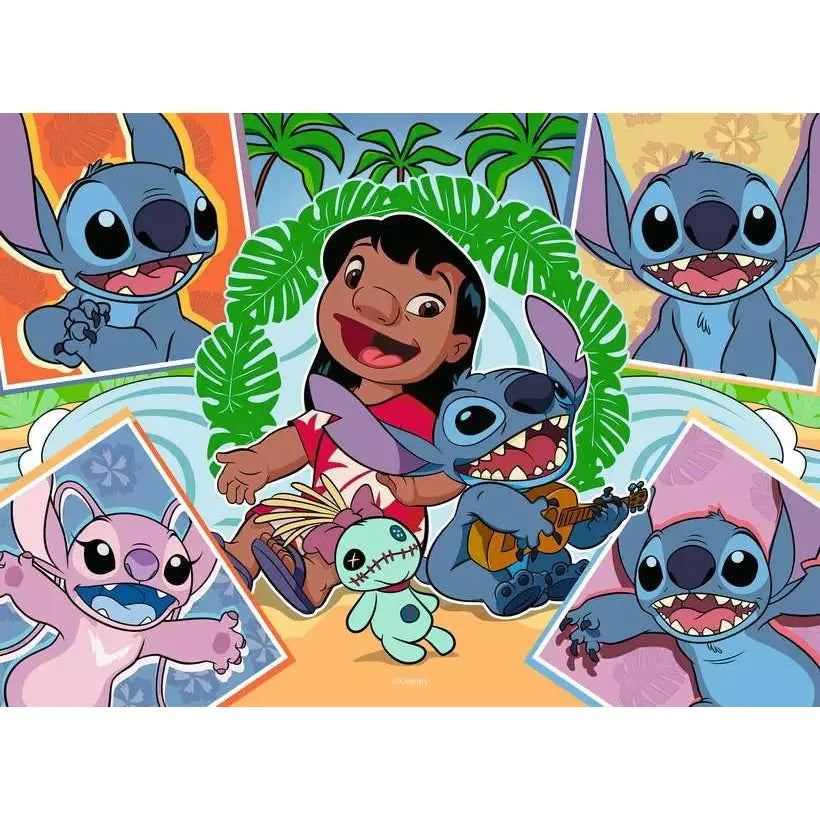 4x100pc Disney Stitch Bumper Pack Puzzle