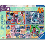 4x100pc Disney Stitch Bumper Pack Puzzle