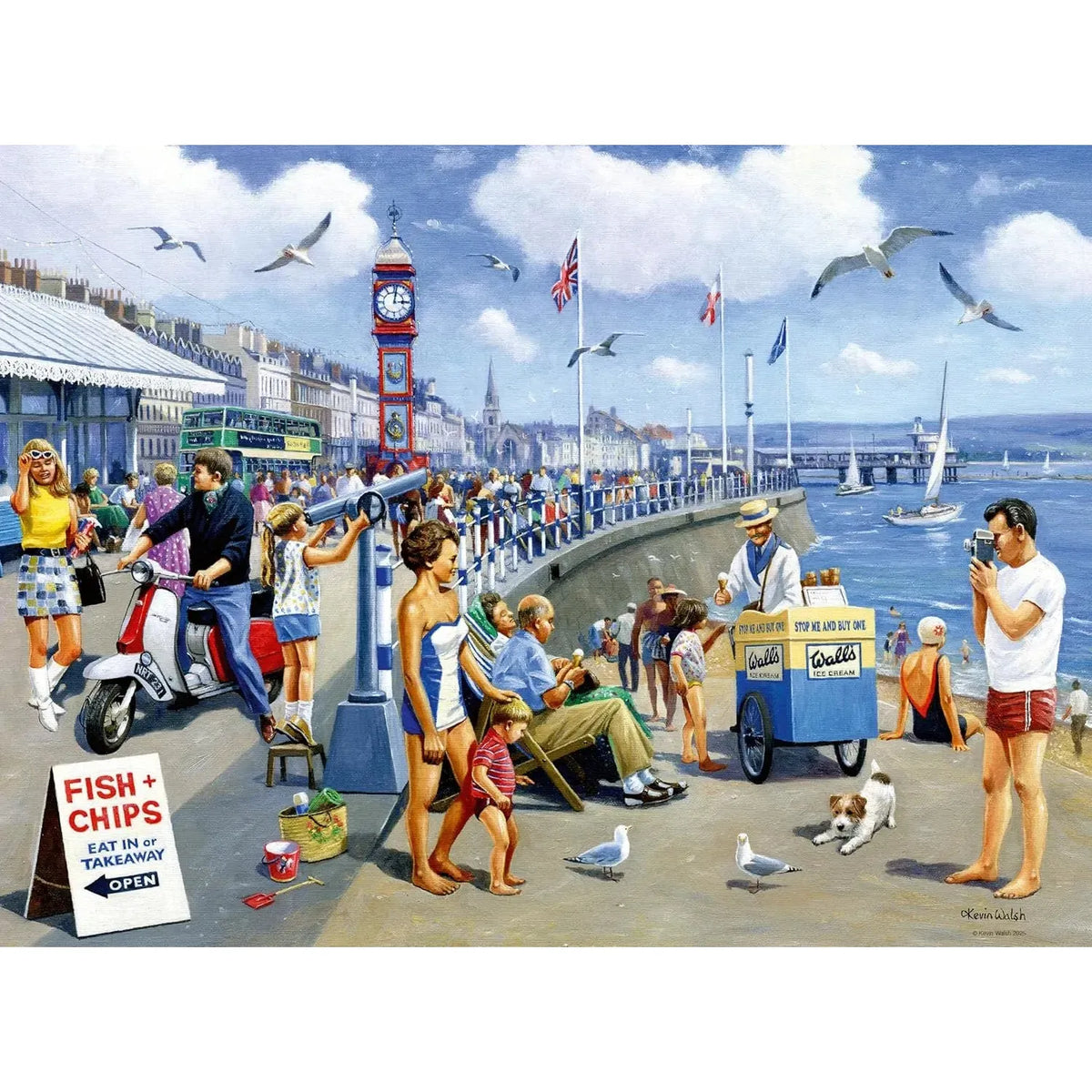 4x500pc Happy Days No 8 Holidays Puzzle