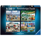 4x500pc Happy Days No 8 Holidays Puzzle