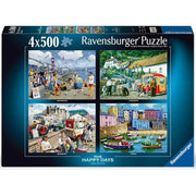 4x500pc Happy Days No 8 Holidays Puzzle