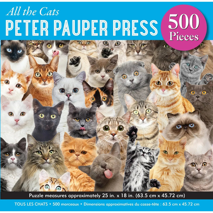 500pc All The Cats Puzzle