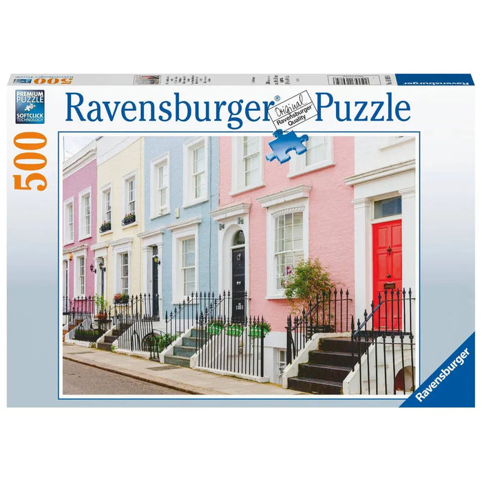 500pc Colourful London Townhouses Puzzle