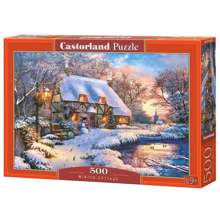 500pc Winter Cottage Puzzle