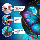 500pc Wooden Jigsaw Butterfly