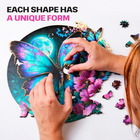 500pc Wooden Jigsaw Butterfly