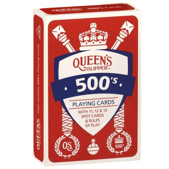 500's Playing Cards with 11, 12 & 13 Spot Cards & Rules of Play