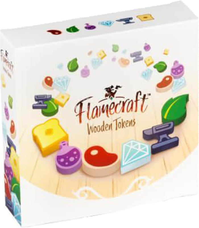 Flamecraft Original Wooden Resource Tokens