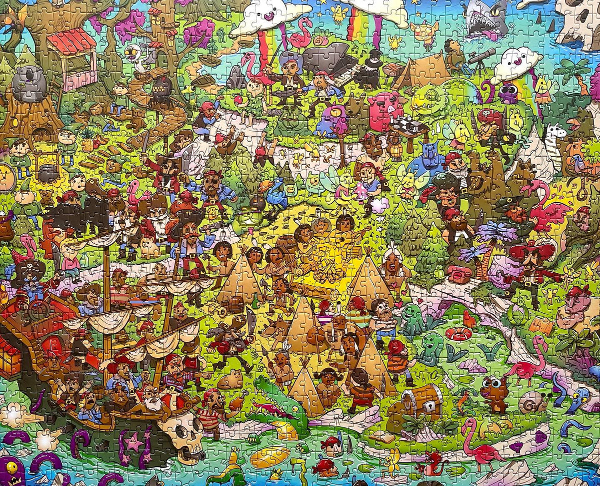 1000pc Peter Pan's Neverland Jigsaw Puzzle