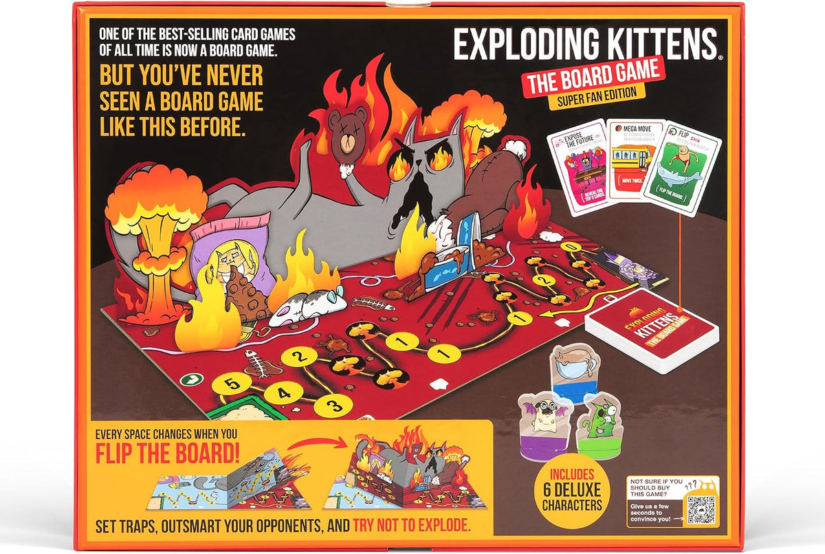 Exploding Kittens The Board Game Super Fan Edition