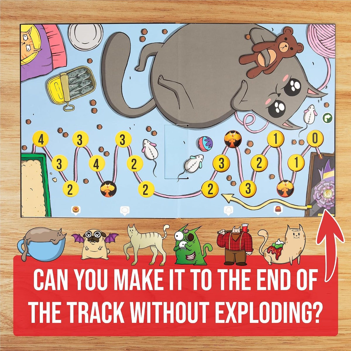 Exploding Kittens The Board Game Super Fan Edition