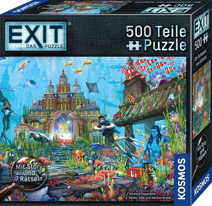 500pc Exit the Game The Key to Atlantis Puzzle