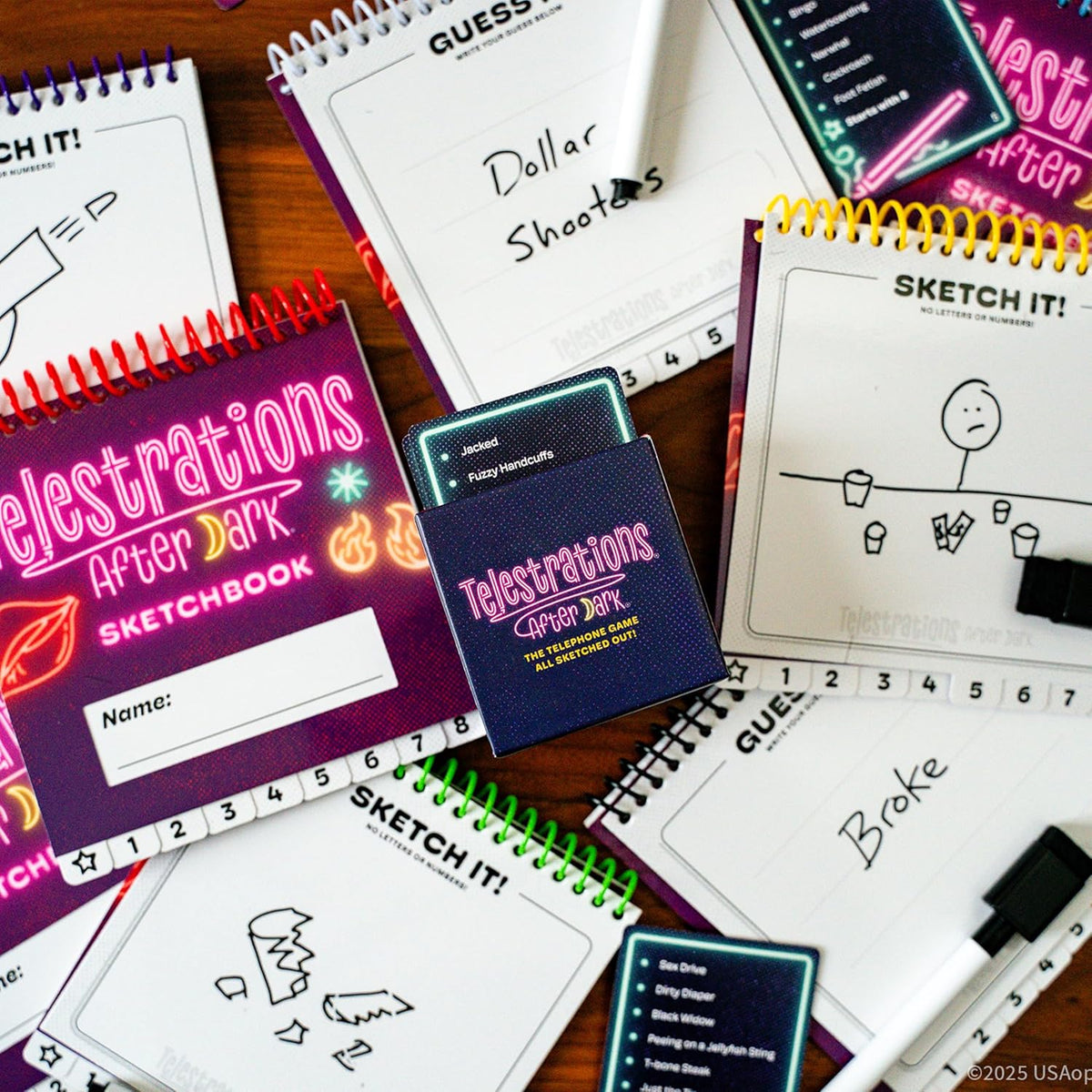 Telestrations After Dark (17+ Year) 8 Player New Edition