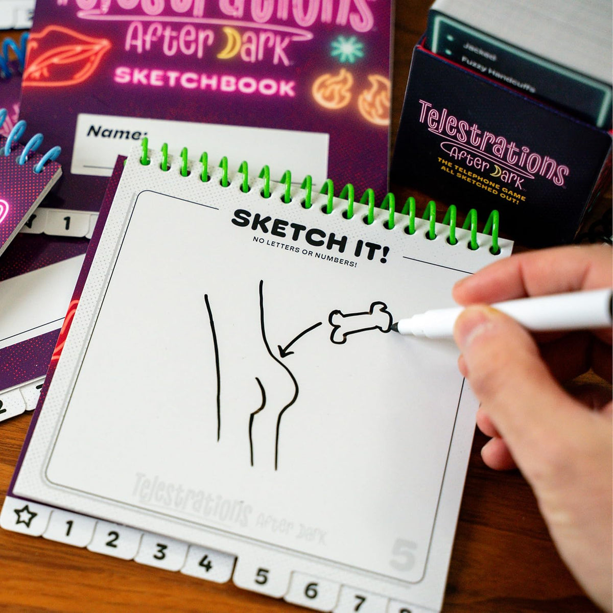 Telestrations After Dark (17+ Year) 8 Player New Edition