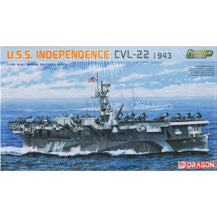 1/700 USS Independence CVL-22 1943