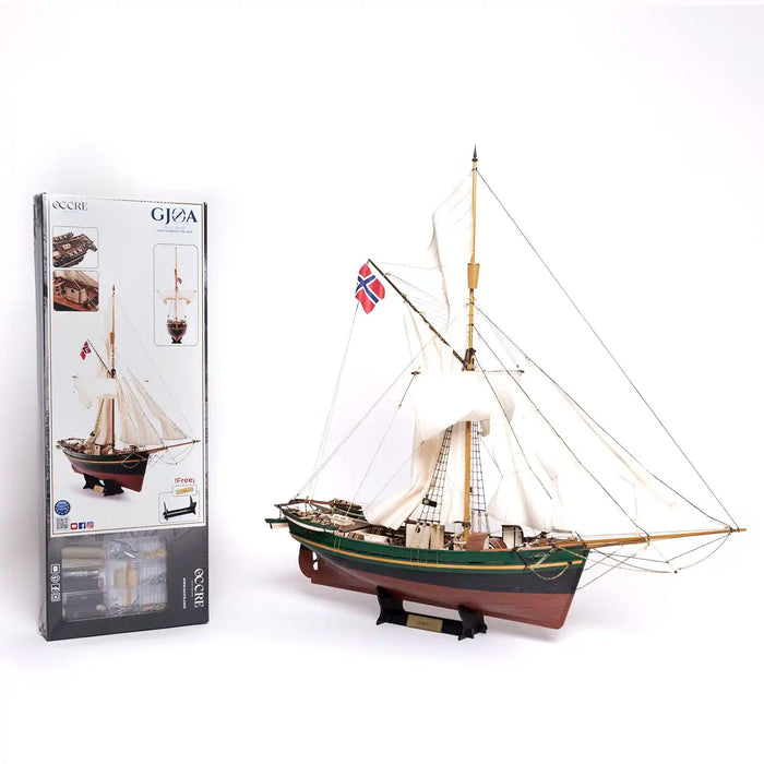 1/45 Gjoa Wooden Model Ship Kit