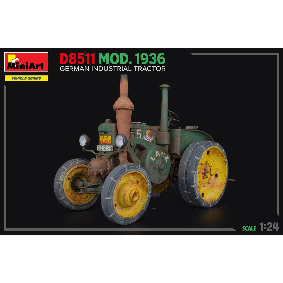 1/24 German Industrial Tractor D8511 Mod. 1936