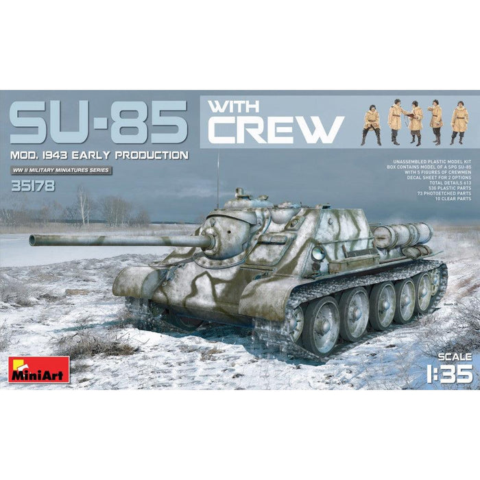 1/35 SU-85 Mod. 1943 Early Production with Crew