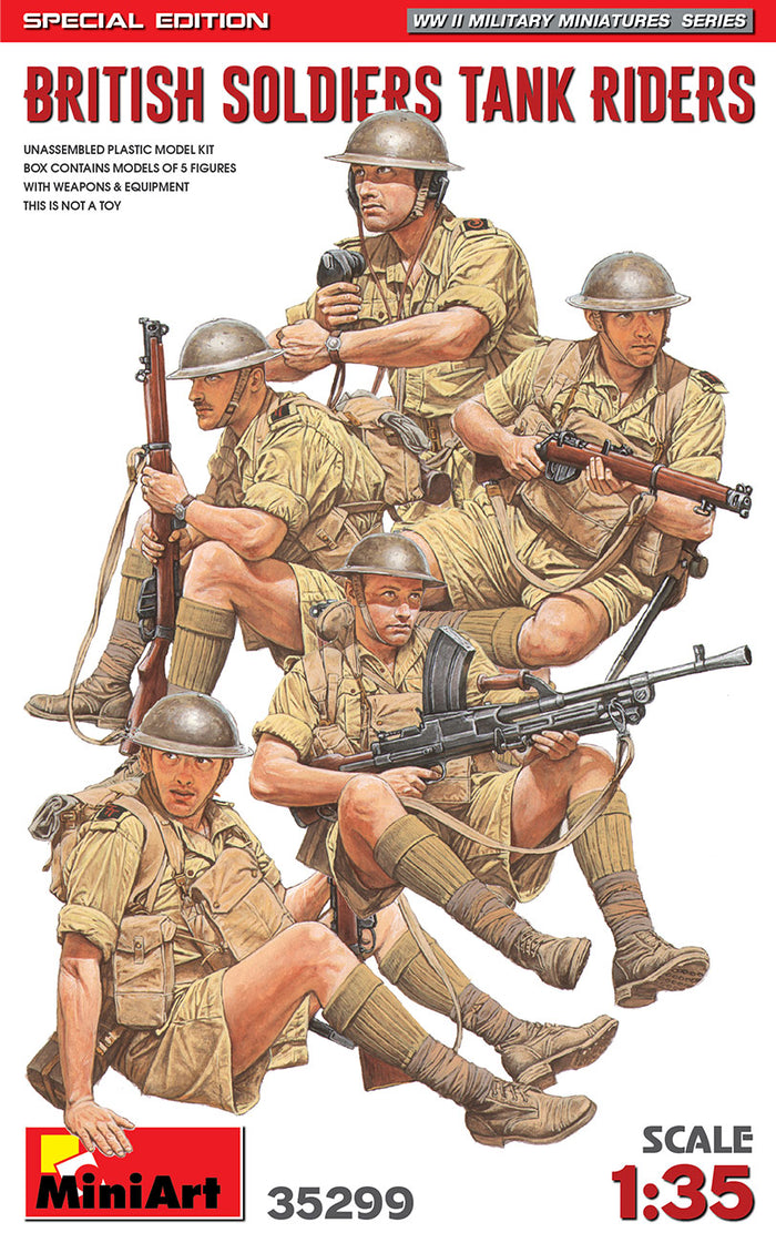 1/35 British Soldiers Tank Riders Special Edition