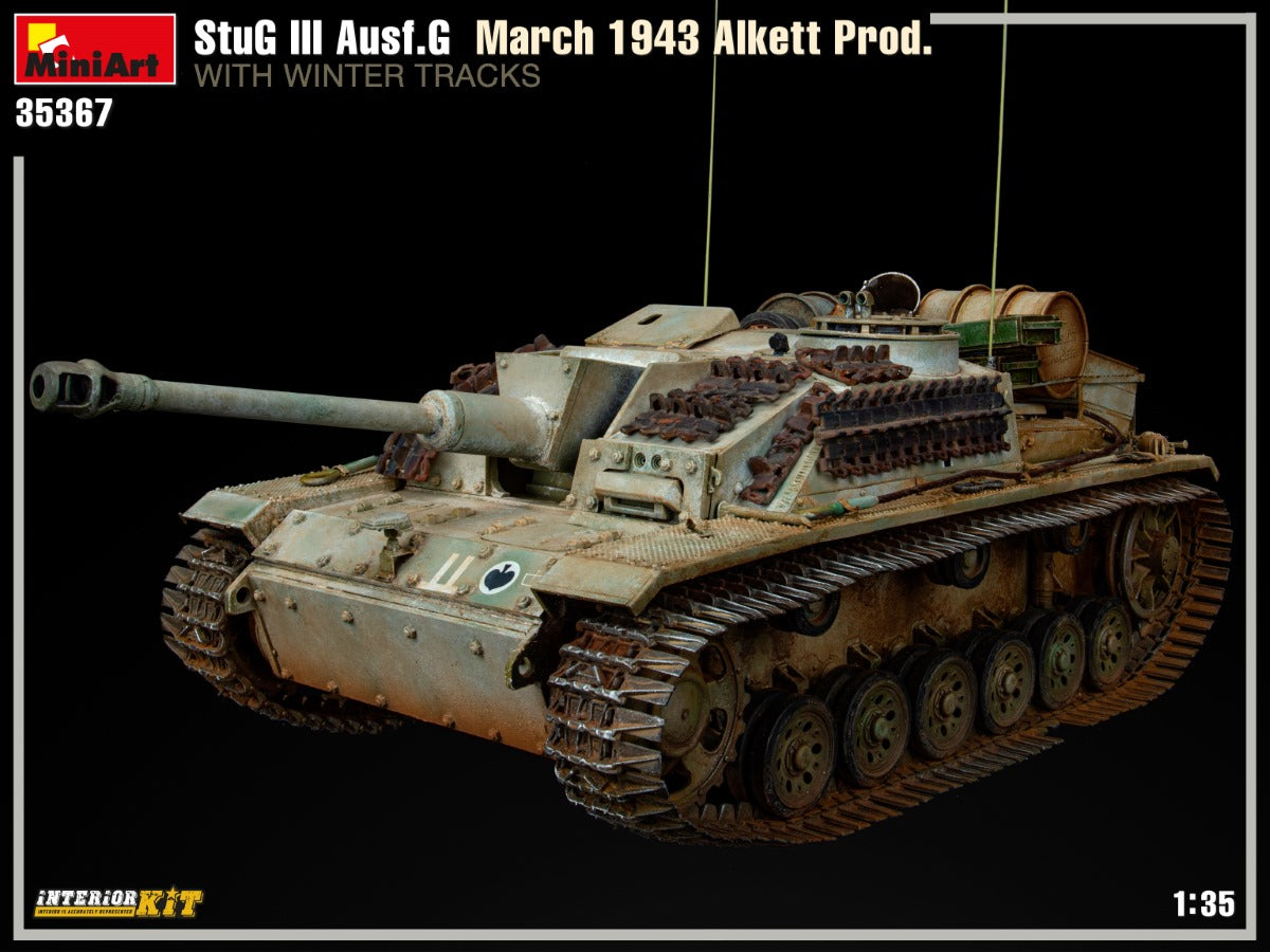 1/35 StuG III Ausf.G March 1943 Alkett Production with Winter Tracks Interior Kit
