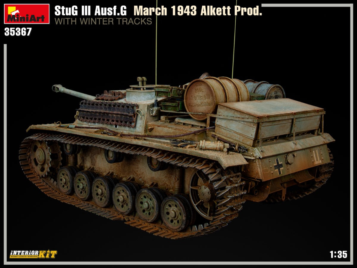 1/35 StuG III Ausf.G March 1943 Alkett Production with Winter Tracks Interior Kit
