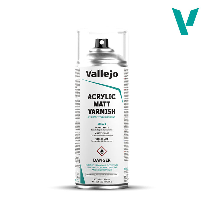Hobby Spray Paint Acrylic Matt Varnish 400ml