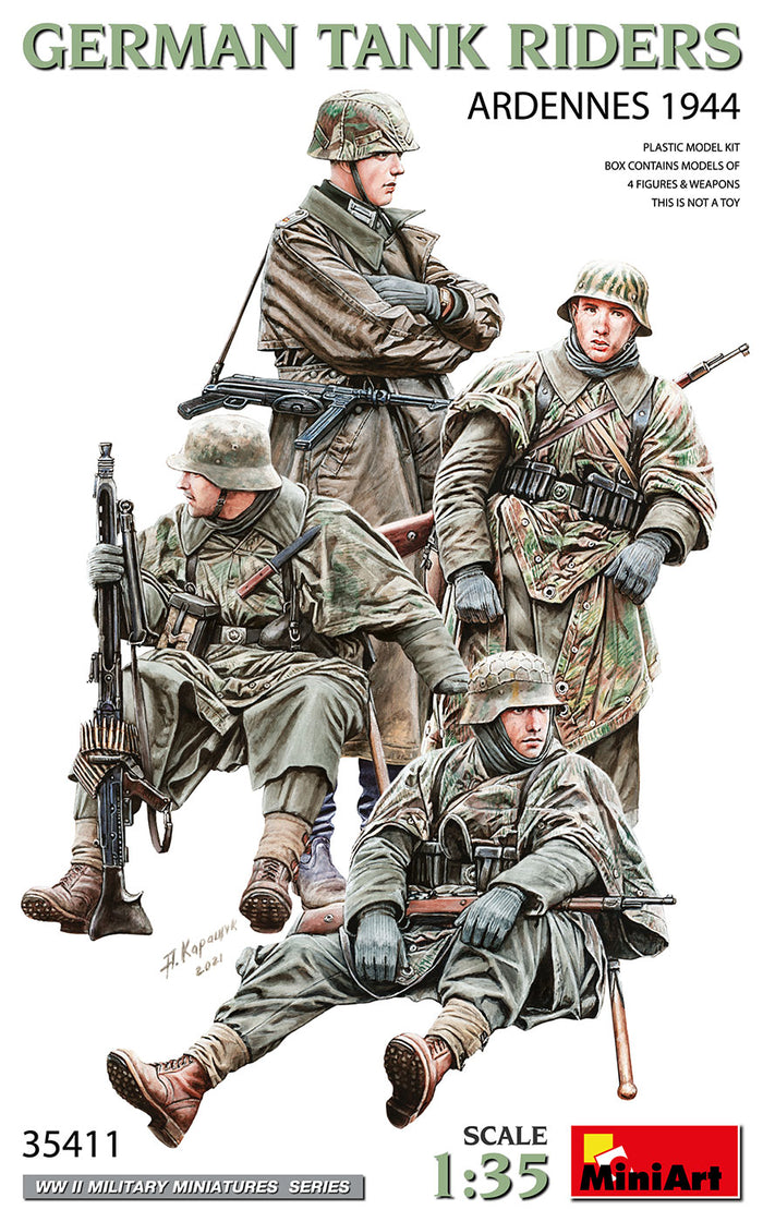 1/35 German Tank Riders Ardennes 1944