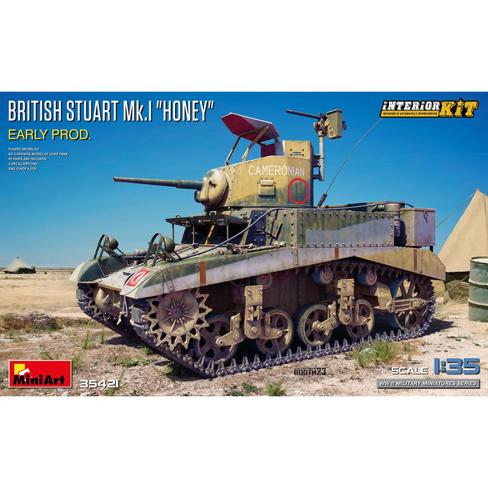 1/35 British Stuart Mk.I Honey Early Production Interior Kit