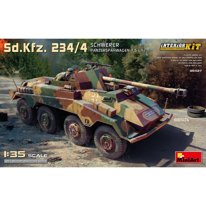 1/35 Sd.Kfz.234/4 Schwerer Panzerspahwagen 7.5cm Interior Kit