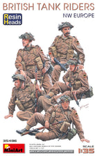 1/35 British Tank Riders NW Europe Resin Heads