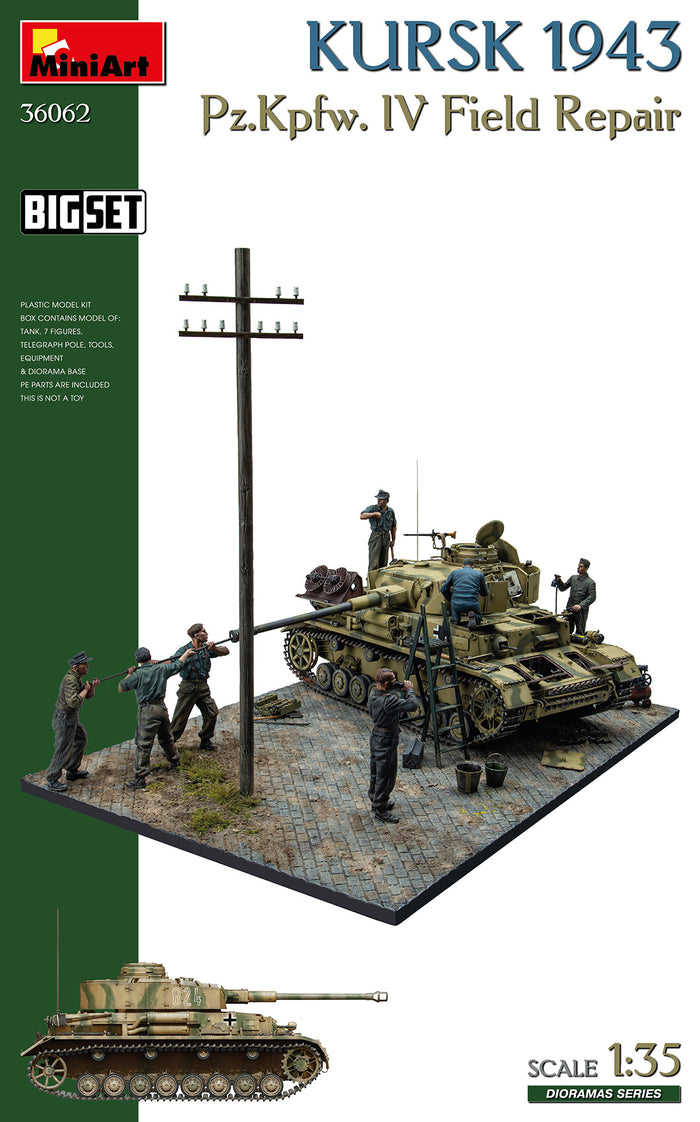 1/35 Kursk 1943 Pz.Kpfw.IV Field Repair Big Set